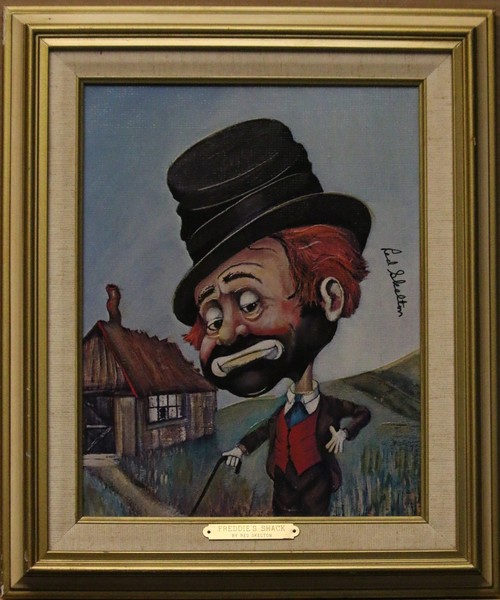 500x600 Freddie's Shack Framed Le Print On Canvas - Red Skelton Painting