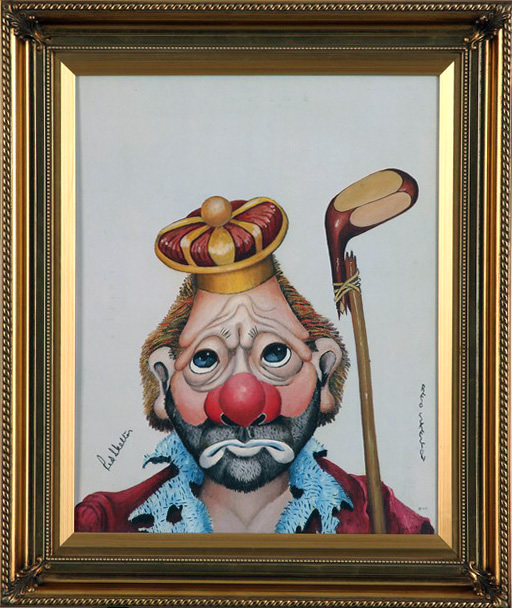 512x608 Golf King, The Fine Art Of Red Skelton - Red Skelton Painting