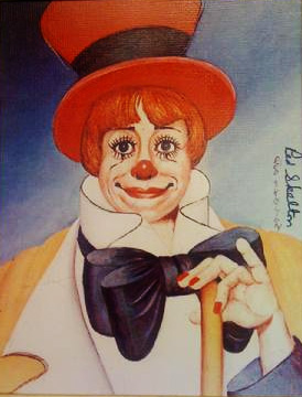 274x360 Prints On Canvas, The Fine Art Of Red Skelton - Red Skelton Painting Value