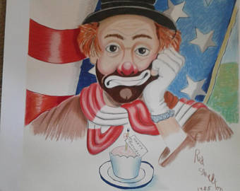 340x270 Red Skelton Etsy - Red Skelton Painting Value