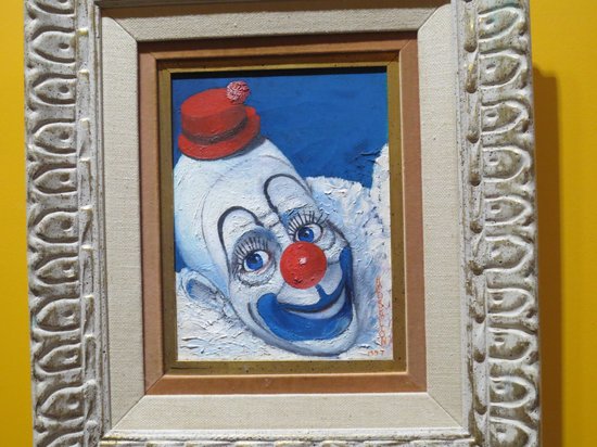 550x412 Vincennes' Clown - Red Skelton Painting Value