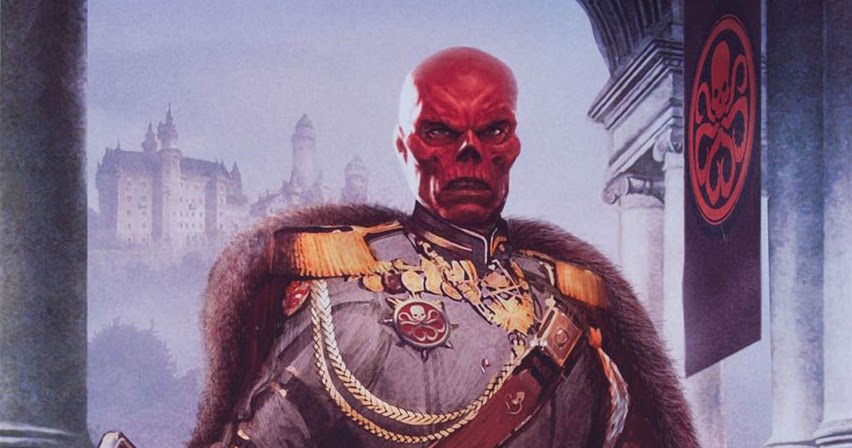 852x448 It's A Dan's World Hail Hydra! Unseen Red Skull Painting - Red Skull Painting