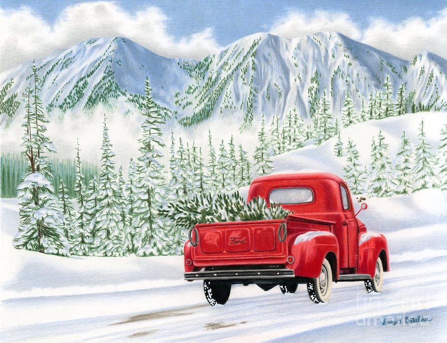 Red Truck Painting At PaintingValley Com Explore Collection Of Red   Red Truck Painting 31 