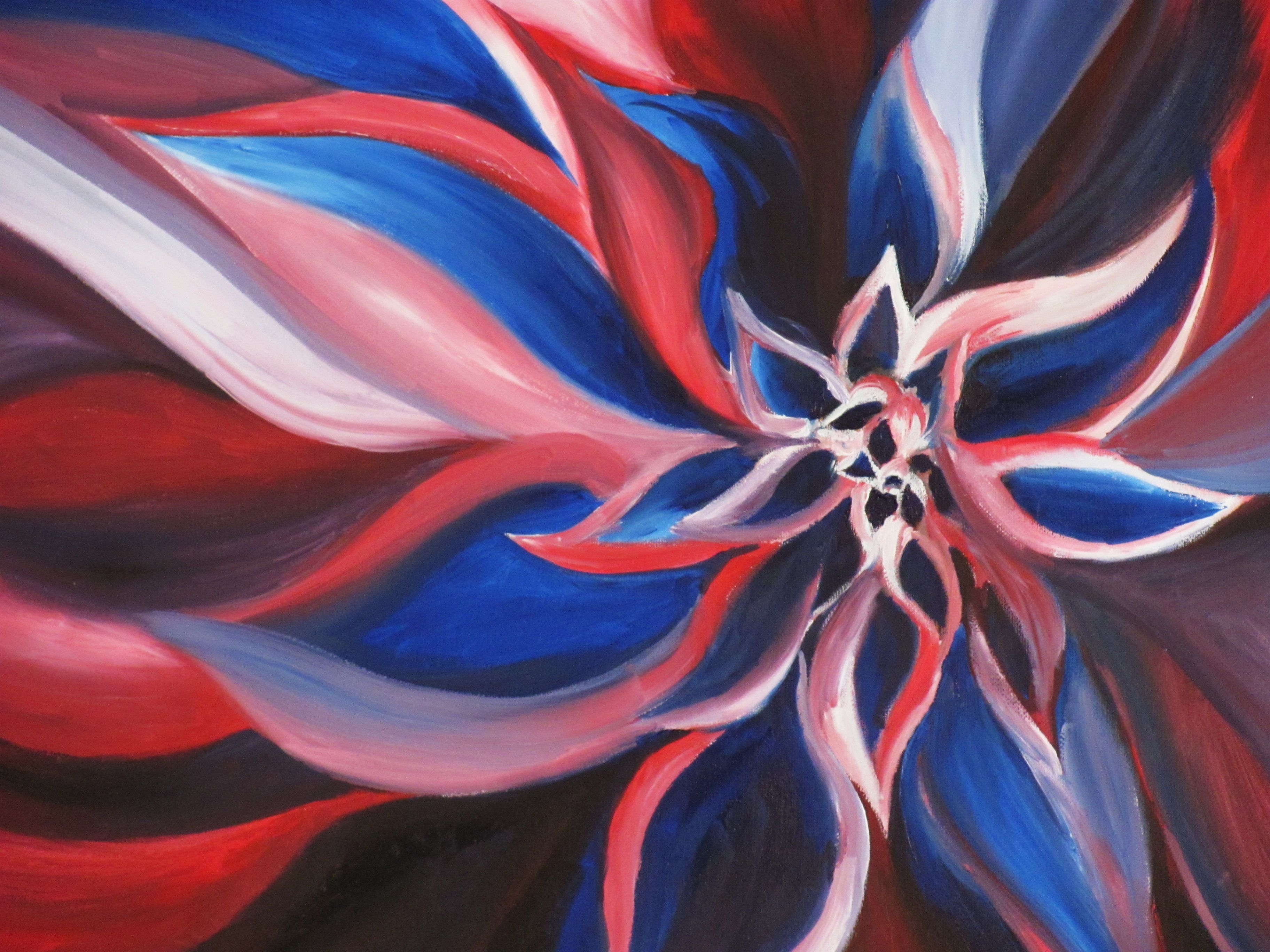 Red White And Blue Painting at Explore collection