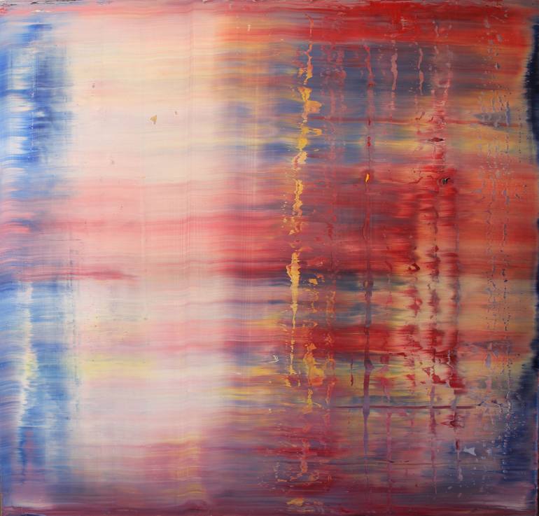 770x737 Saatchi Art Abstract Red White Blue Painting By Harry Moody - Red White And Blue Painting