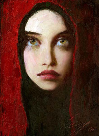 400x547 Magical Thinking Could Papa Frank Name A Woman Cardinal - Red Woman Painting