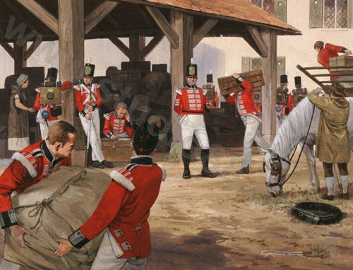 500x382 Studio 88 Limited Plate E - Redcoats Painting