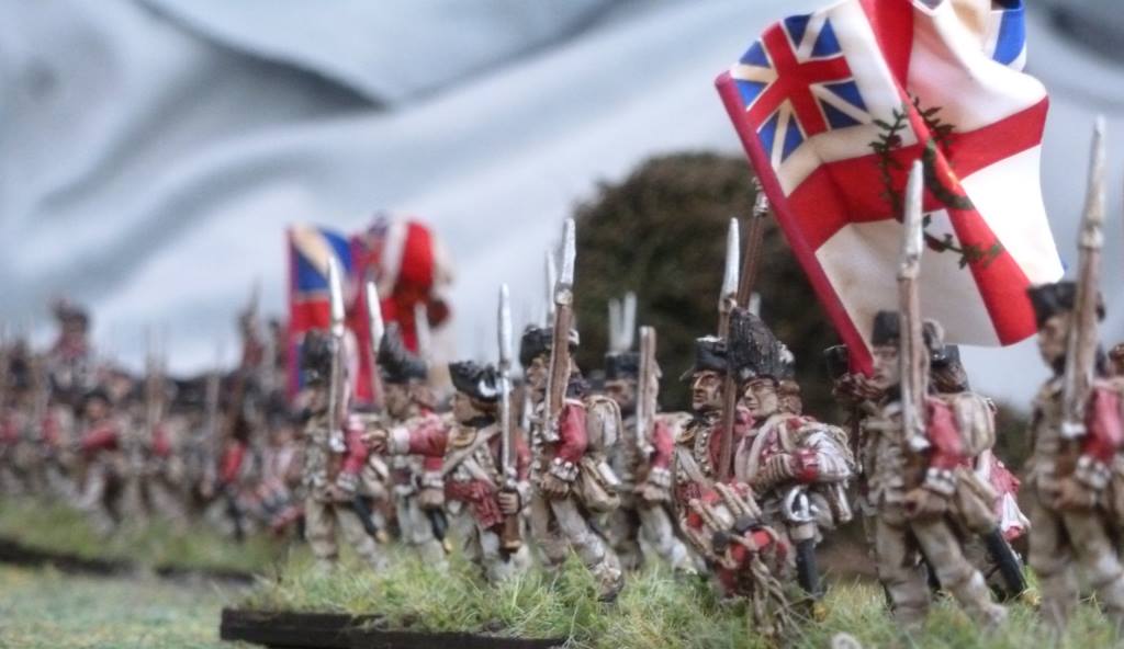 1024x592 Volley Fire Painting The Redcoats Are Coming! - Redcoats Painting