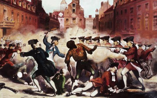 539x337 When The Redcoats Infiltrated Boston - Redcoats Painting