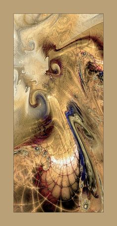 236x453 Weep Fractal Art By Kim Redd Art Contemporary - Redds Painting