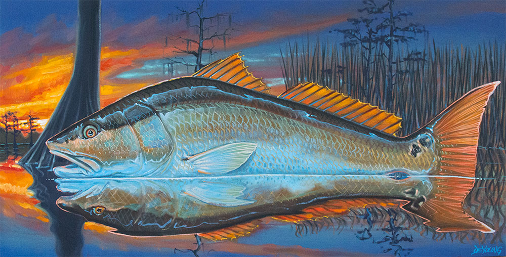 1000x508 Redfish - Redfish Painting
