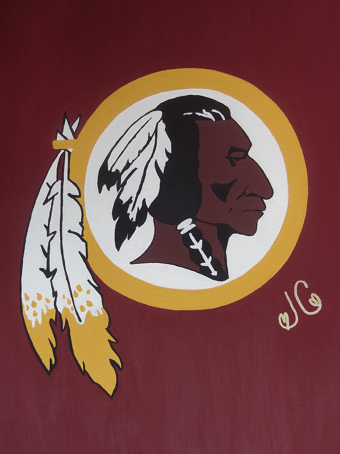 675x900 Redskins Painting By Jessica Cruz - Redskins Painting