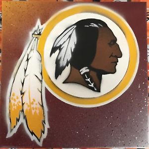 300x300 Washington Redskins Logo Stencil Painting - Redskins Painting