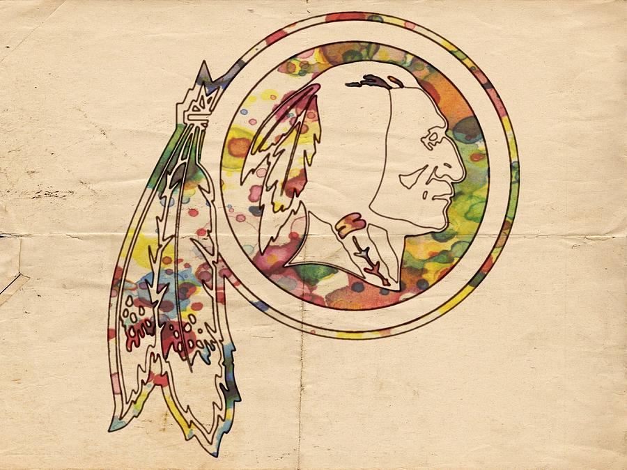 900x675 Washington Redskins Poster Art Painting By Florian Rodarte - Redskins Painting