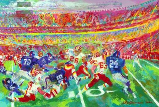 520x350 Leroy Neiman Washington Redskins In Fedexfield 25602 Painting - Redskins Painting