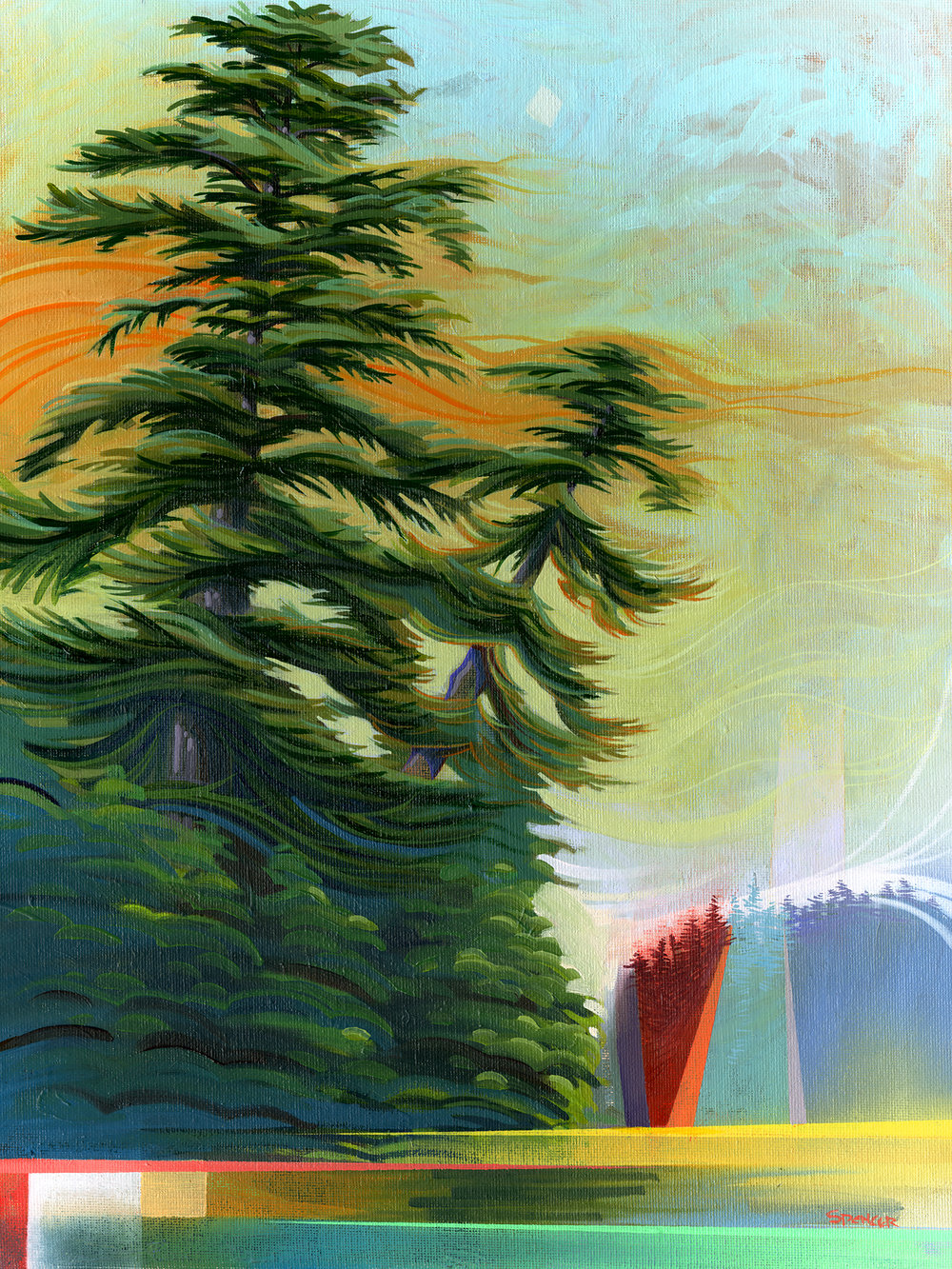 1000x1333 Little Redwood Spencer Reynolds - Redwood Tree Painting