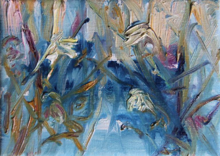 770x546 Saatchi Art Sunrise Reed Painting By Gerrie Severens - Reed Painting