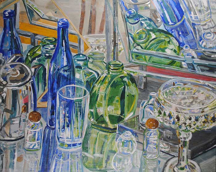700x556 Reflective Still Life Study 1 Oil Painting Megan Coyle - Reflective Painting