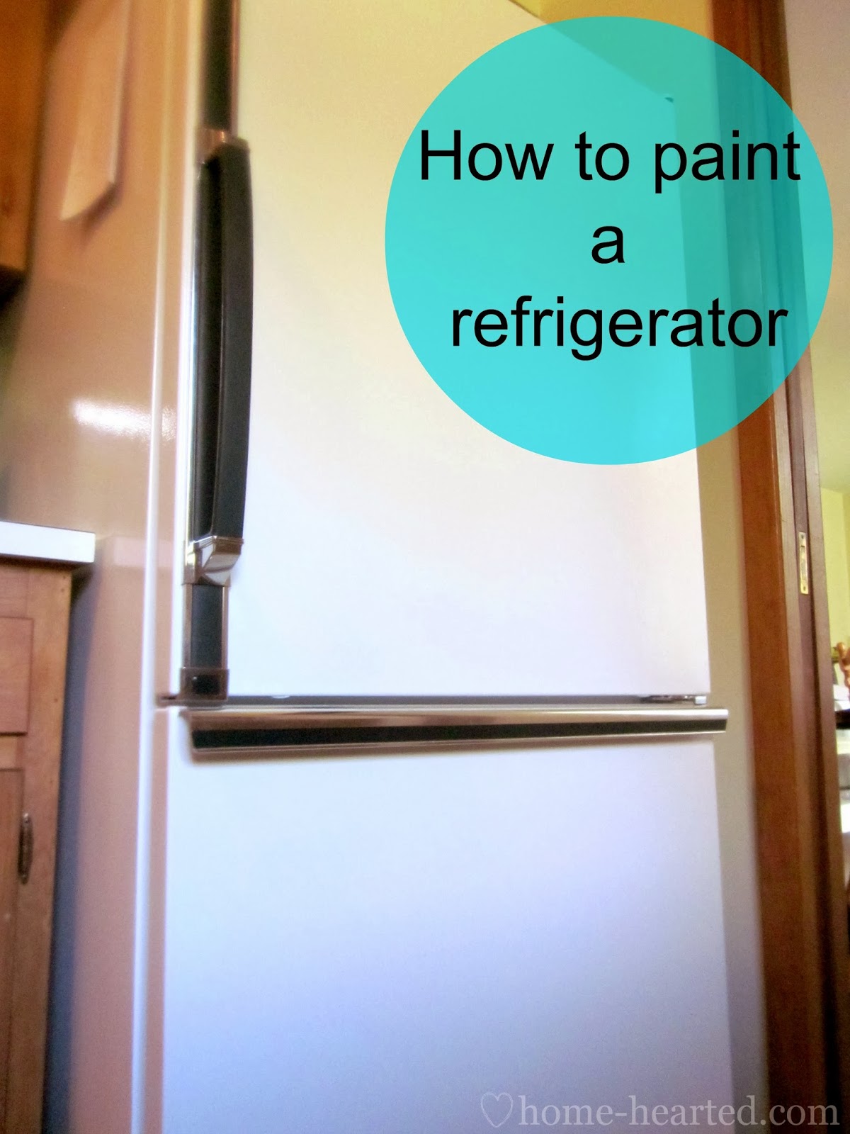 1200x1600 How To Paint A Refrigerator (Easier Than You Think!) - Refrigerator Painting