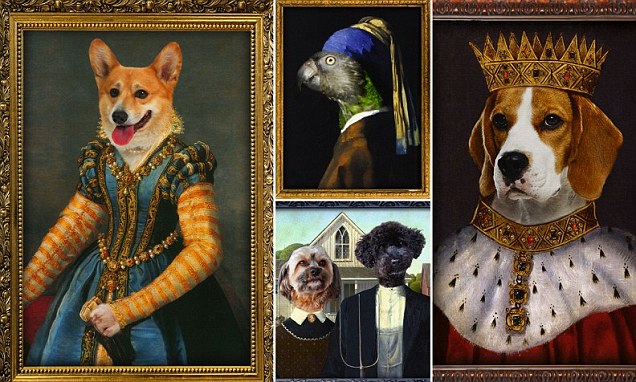 636x382 Give Your Pet An Old Master Makeover Fancy Turning Your Beloved - Regal Beagle Painting