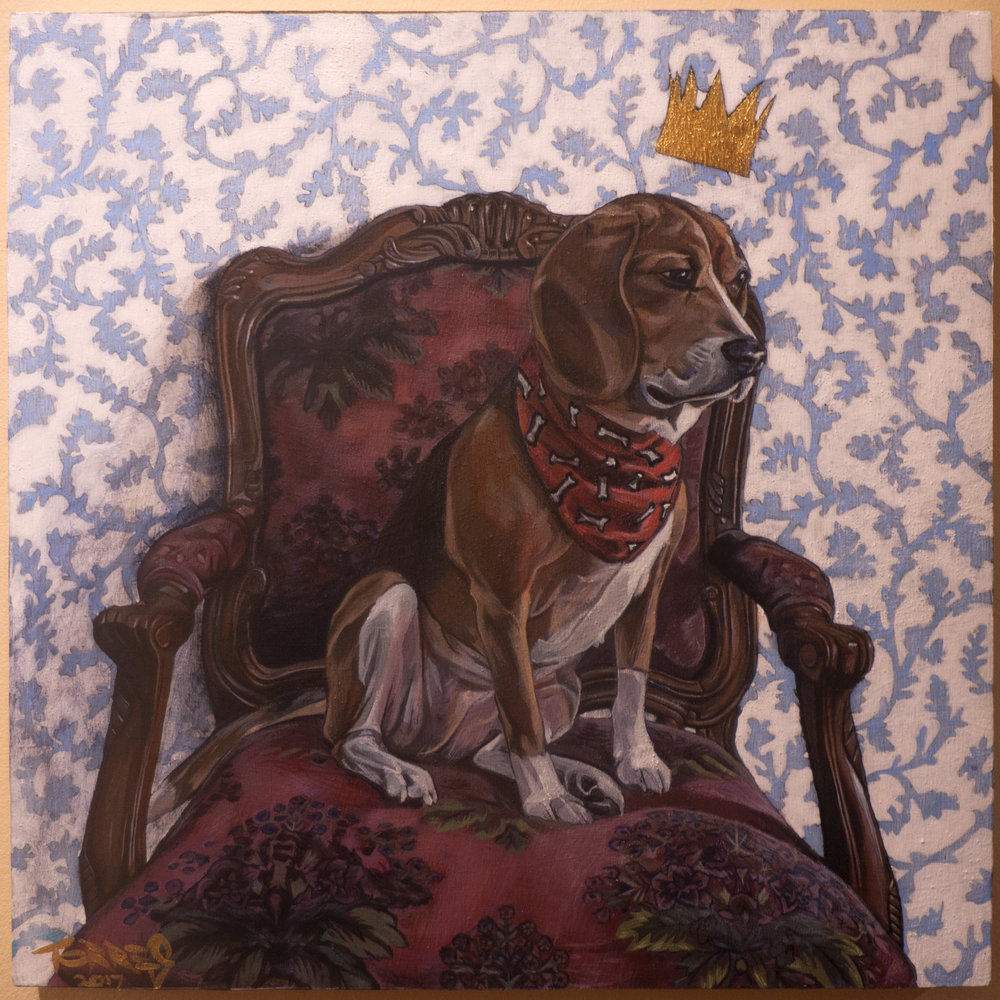 1000x1000 Paintings . - Regal Beagle Painting
