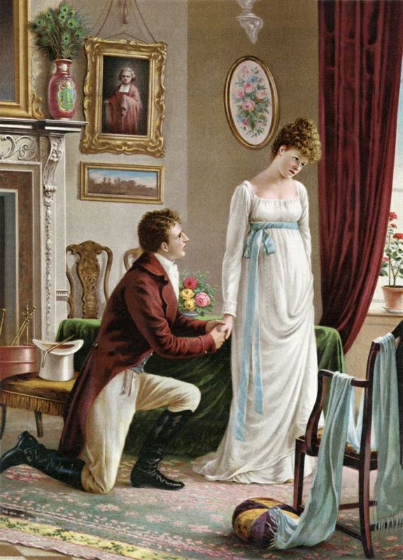 576x800 Lionel Charles Henley - Regency Dress Painting