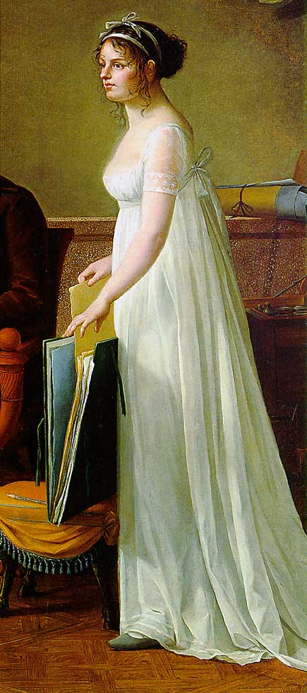 435x980 The Bandeau Hairbands, Regency Style - Regency Dress Painting