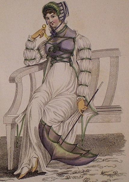 429x608 Deciphering Sleeve Styles Of The Regency - Regency Dress Painting