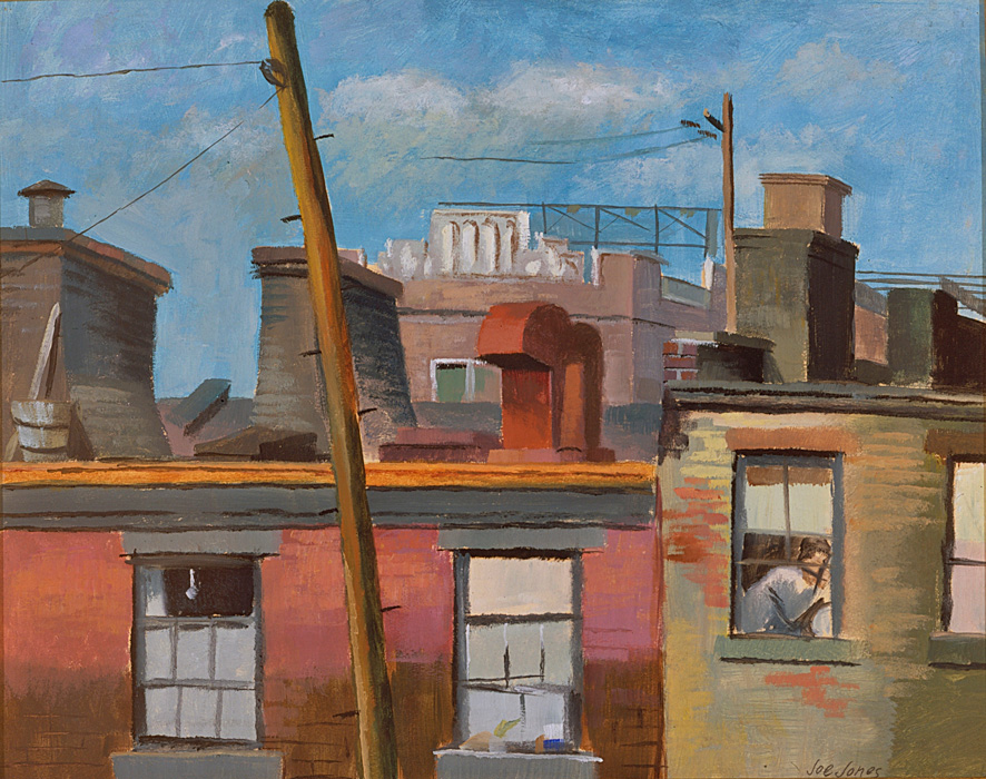 886x700 Couple Shares Love Of Regionalism In Exhibit Of Feisty Depression - Regionalism Painting