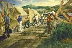 300x202 Lyric Visions And Nature's Fury Regionalism From The Permanent - Regionalism Painting