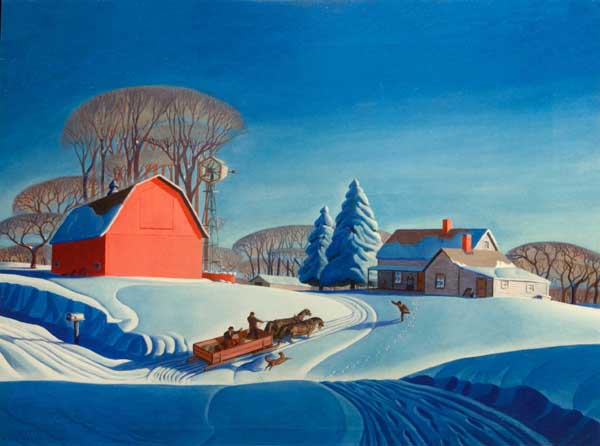 600x446 April 2012 Life Needs Art - Regionalism Painting