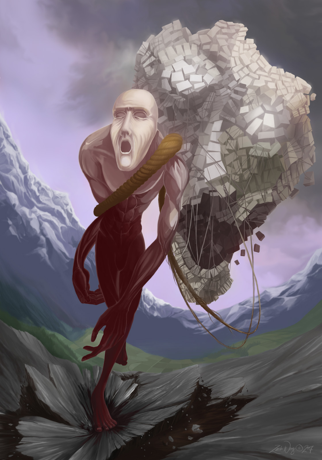 1120x1600 Zach Wong Portfolio - Regret Painting