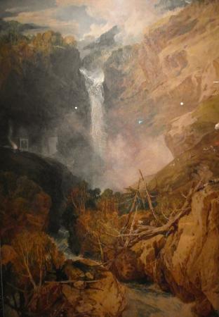 312x450 Turner's The Great Falls Of Reichenbach - Reichenbach Falls Painting