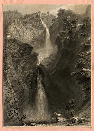 300x421 Media Archive - Reichenbach Falls Painting