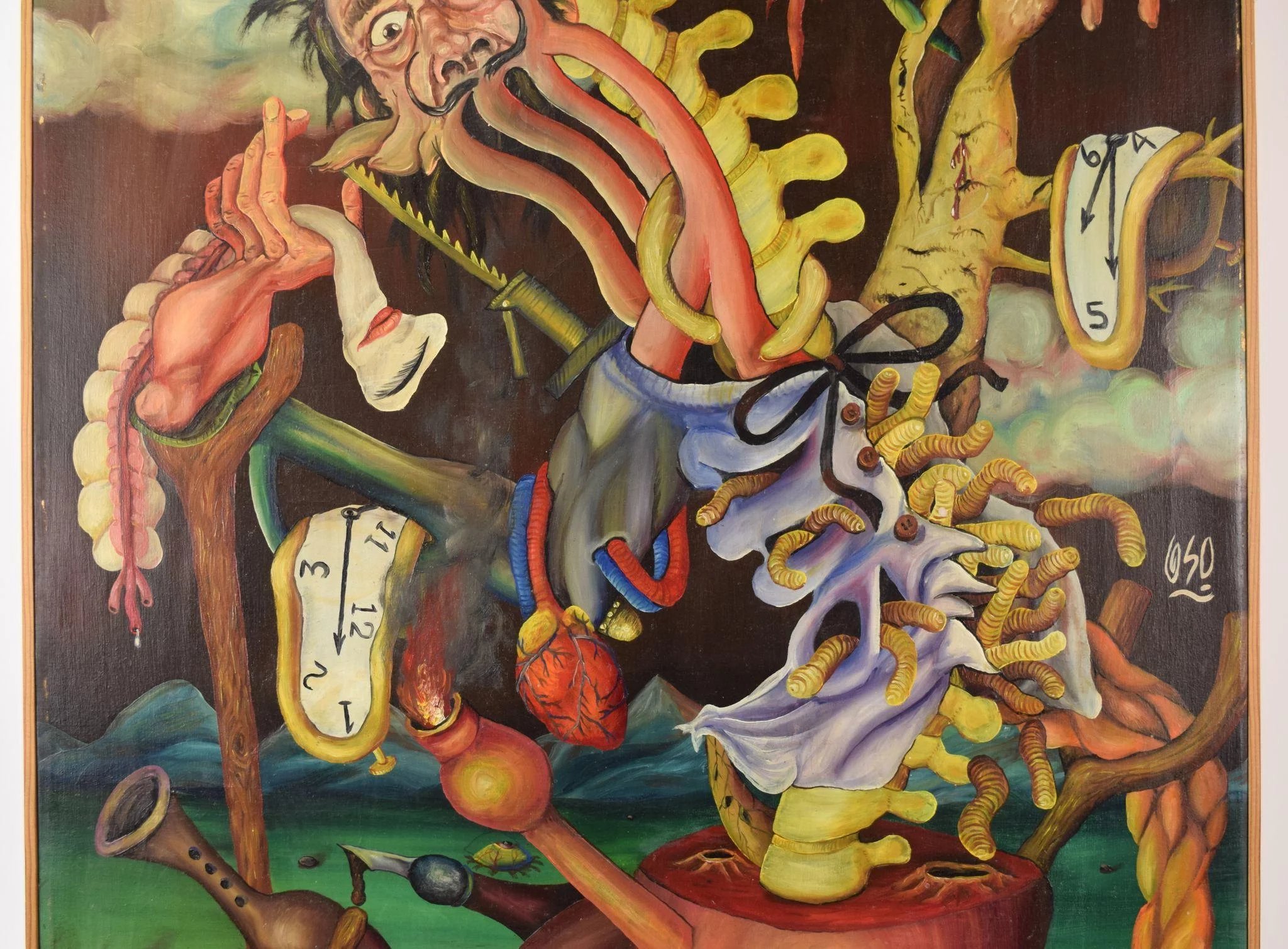 2048x1510 Surrealist Painting Of The Ode To Dali By - Reincarnation Painting