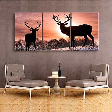 384x384 Luckydonkey Rakuten Global Market Contemporary Art In Modern - Reindeer Canvas Painting