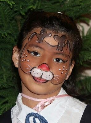 295x400 Reindeer Christmas Face Paint Idea. Face Paint - Reindeer Face Painting