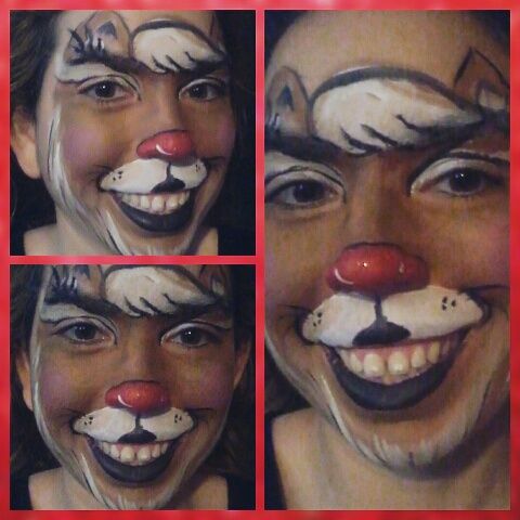 480x480 Rudolph The Red Nosed Reindeer Face Paint 7 Steps (With Pictures) - Reindeer Face Painting