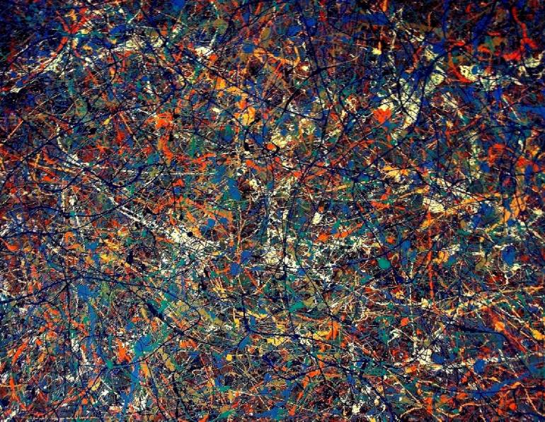 770x597 Saatchi Art Iris Sunset Painting By Steve Reinhart - Reinhart Painting