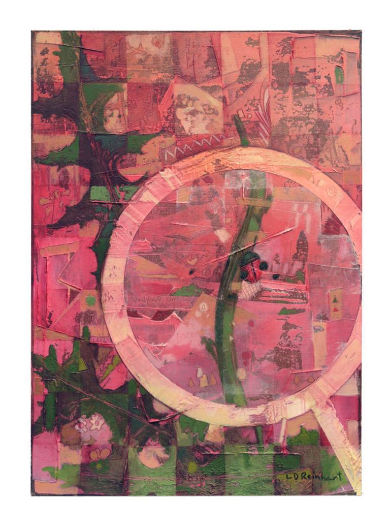 770x1037 Saatchi Art Pink Lady Painting By Larry Reinhart - Reinhart Painting