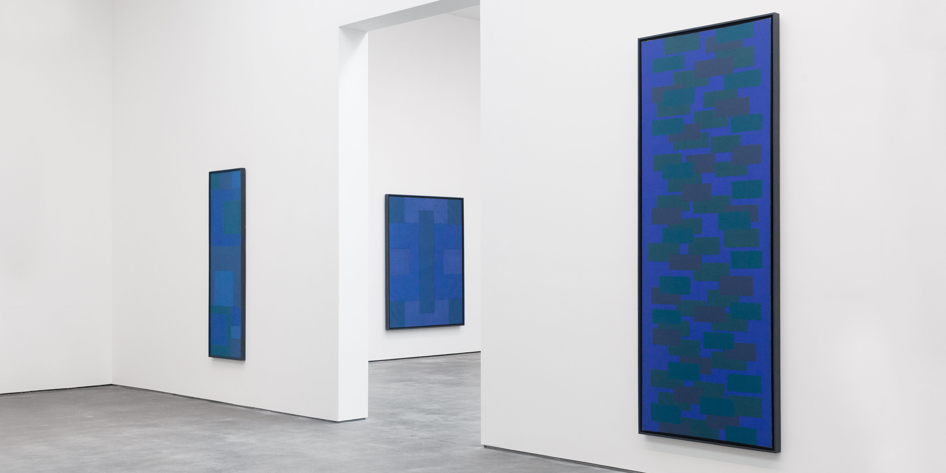 3200x1600 Blue Paintings David Zwirner - Reinhart Painting
