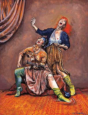 305x400 Rejoice! Paintings Jan Saudek Amp Sarah Saudek - Rejoice Painting