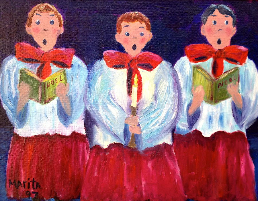 900x700 Rejoice Painting By Marita Mcveigh - Rejoice Painting