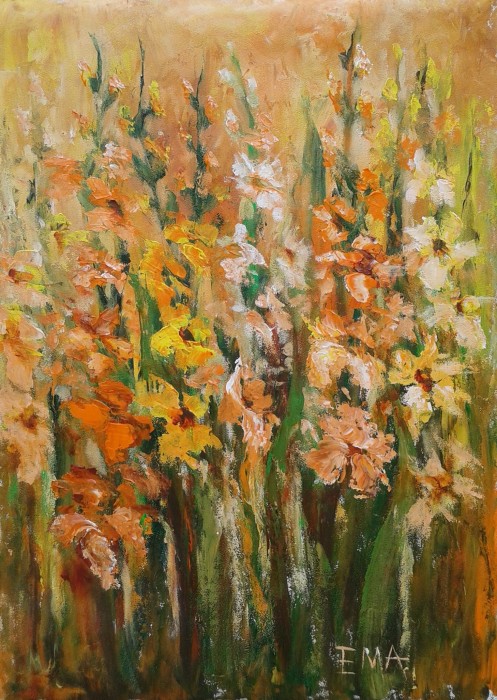 497x700 Rejoice Painting For Sale By Emilia Milcheva - Rejoice Painting