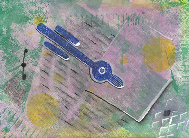 770x560 Saatchi Art Relativity And Such Painting By Maura Satchell - Relativity Painting