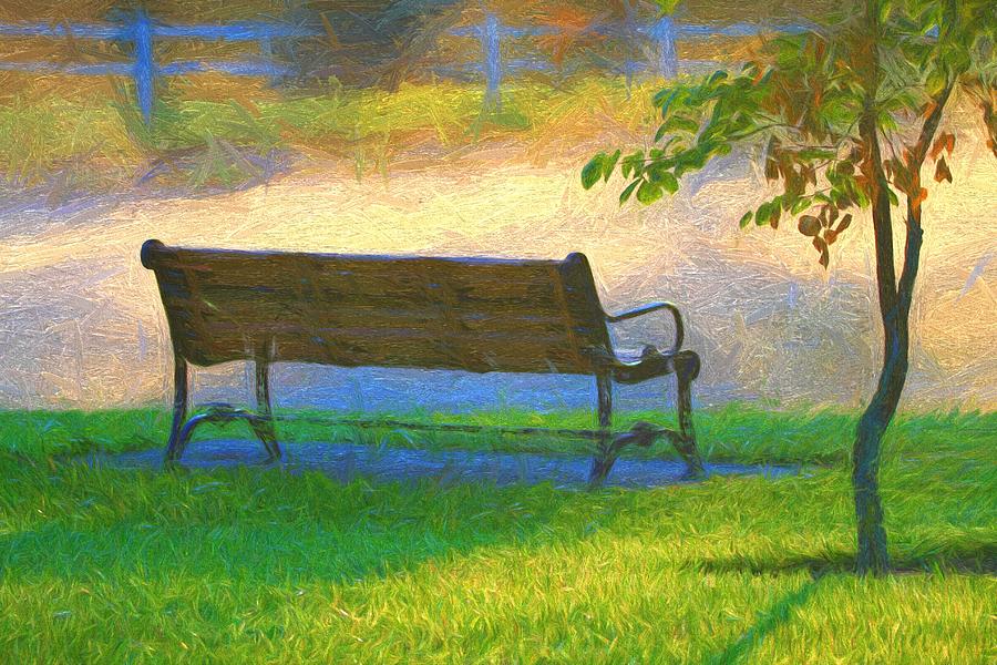 900x600 Relaxing Morning Country Scene Painting By Dan Sproul - Relaxing Painting
