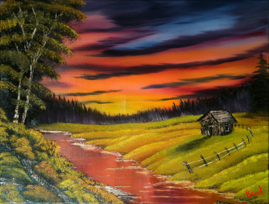 1054x800 Bradley's Oil Paintings - Relaxing Painting