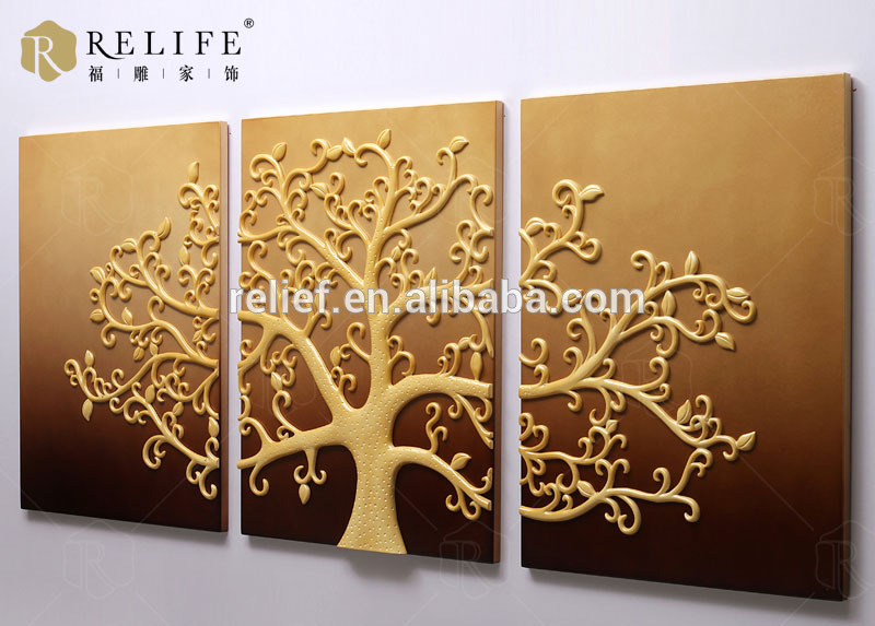 800x573 Wall Relief Painting With Tree Pictures Amp3d Wall Arts For Home - Relief Painting