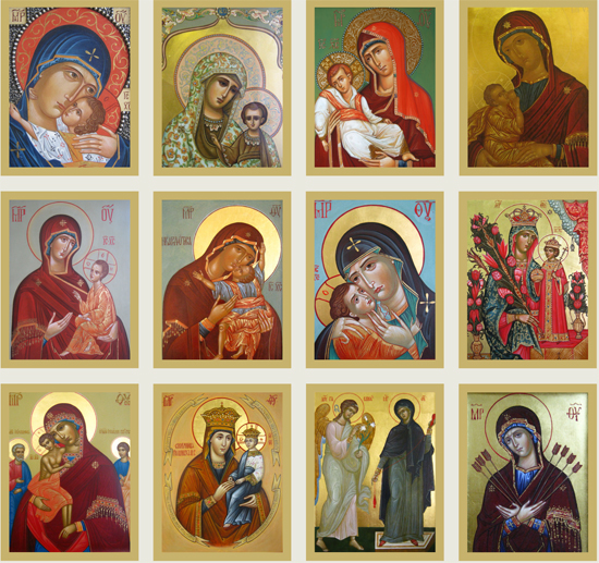 550x517 An Exhibition Of Russian Orthodox Icons Opens In The Argentinian - Religious Icon Painting