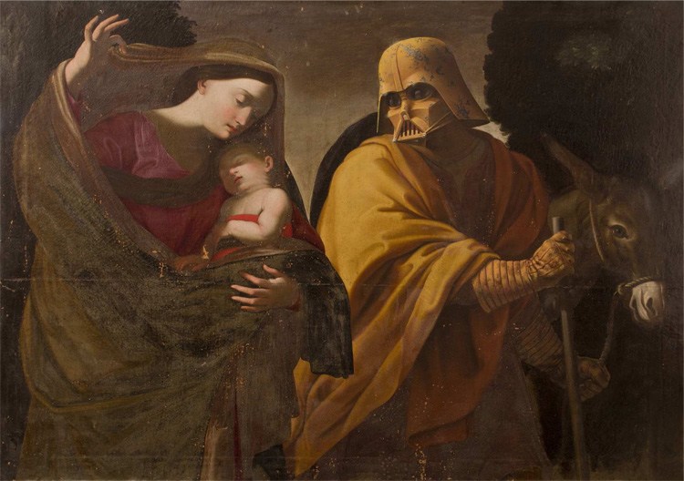 750x528 Artistic Ingenuity Or Dark Side Destruction - Religious Painting